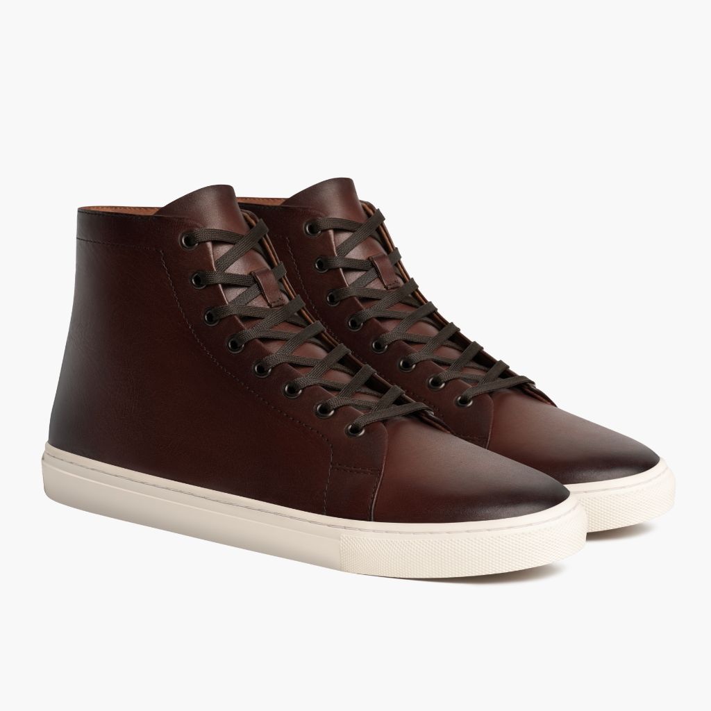 Bota Casual Masculina Marrom em Couro
