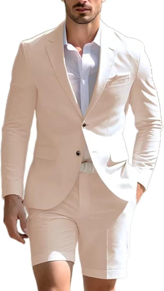 Terno Masculino de Verão Bege